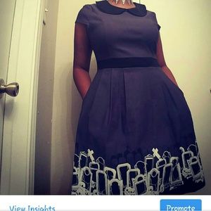 Graveyard pinup dress